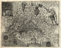Virginia and Jamestown 1606 Described by Captain John Smith Engraved by William Hole